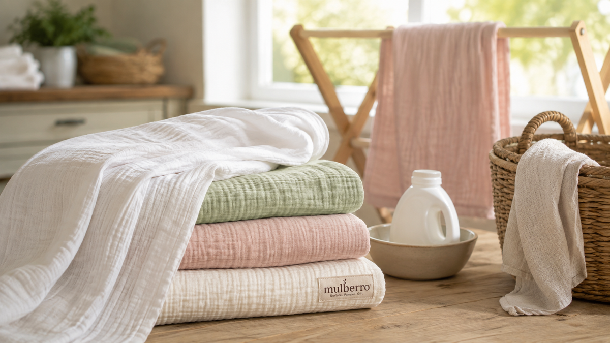 How to Wash & Care for Muslin Baby Clothes (So They Last)
