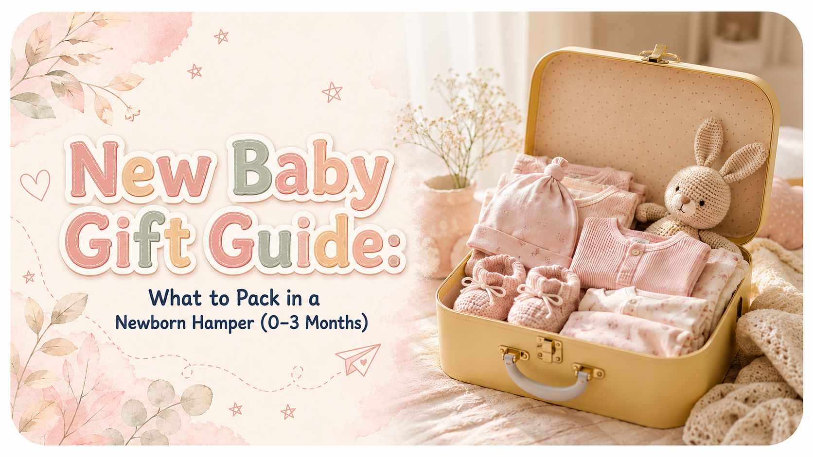 New Baby Gift Guide: What to Pack in a Newborn Hamper (0–3 Months)