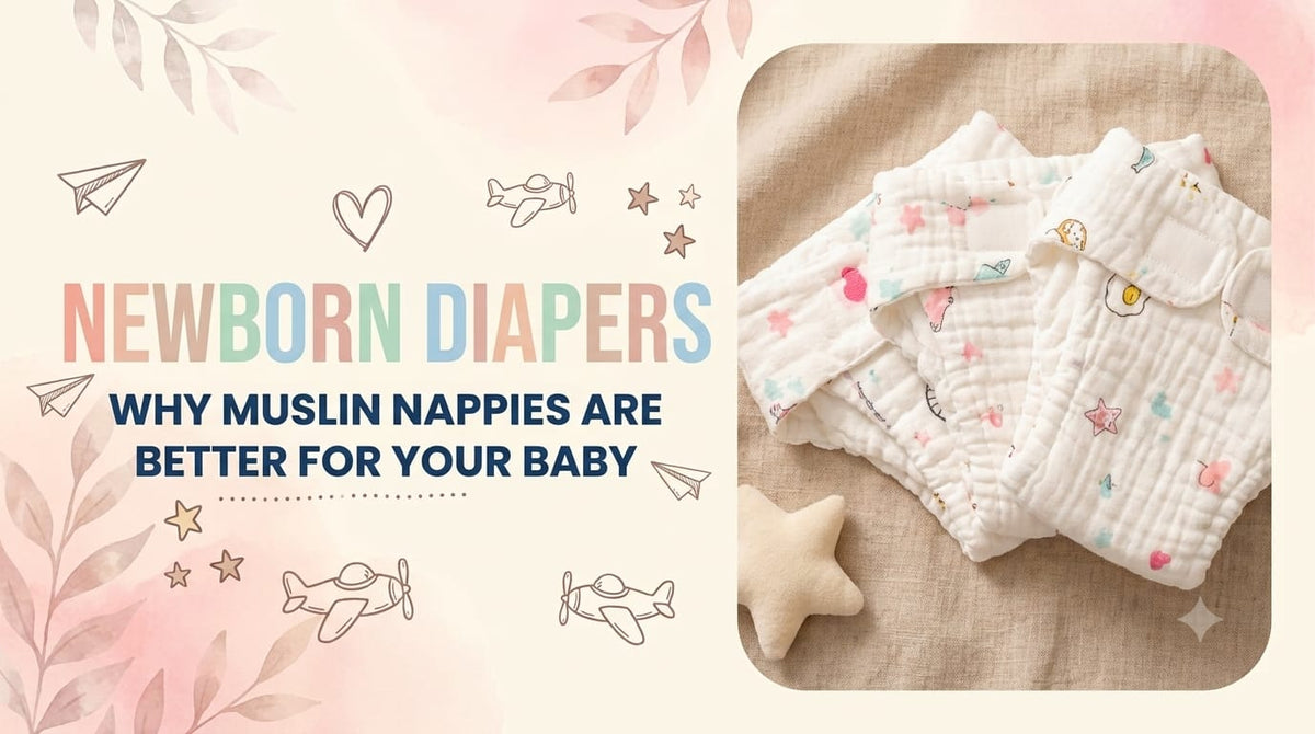 Newborn Diapers: Why Muslin Nappies Are Better for Your Baby