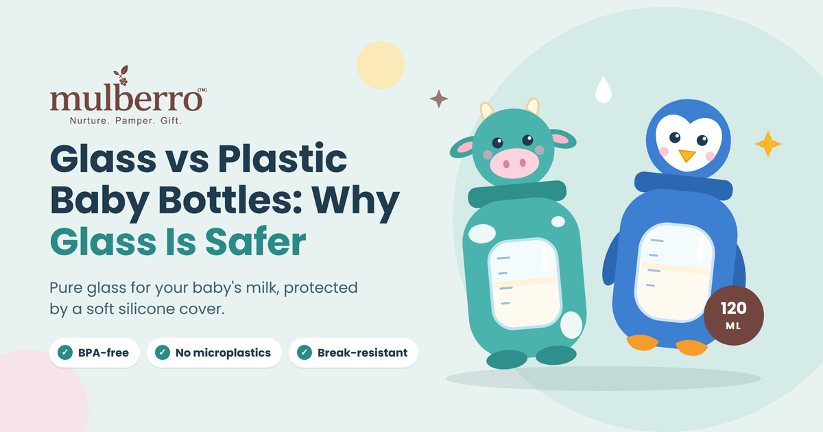Glass vs Plastic Baby Bottles: Why Glass Is the Safer Choice for Your Little One