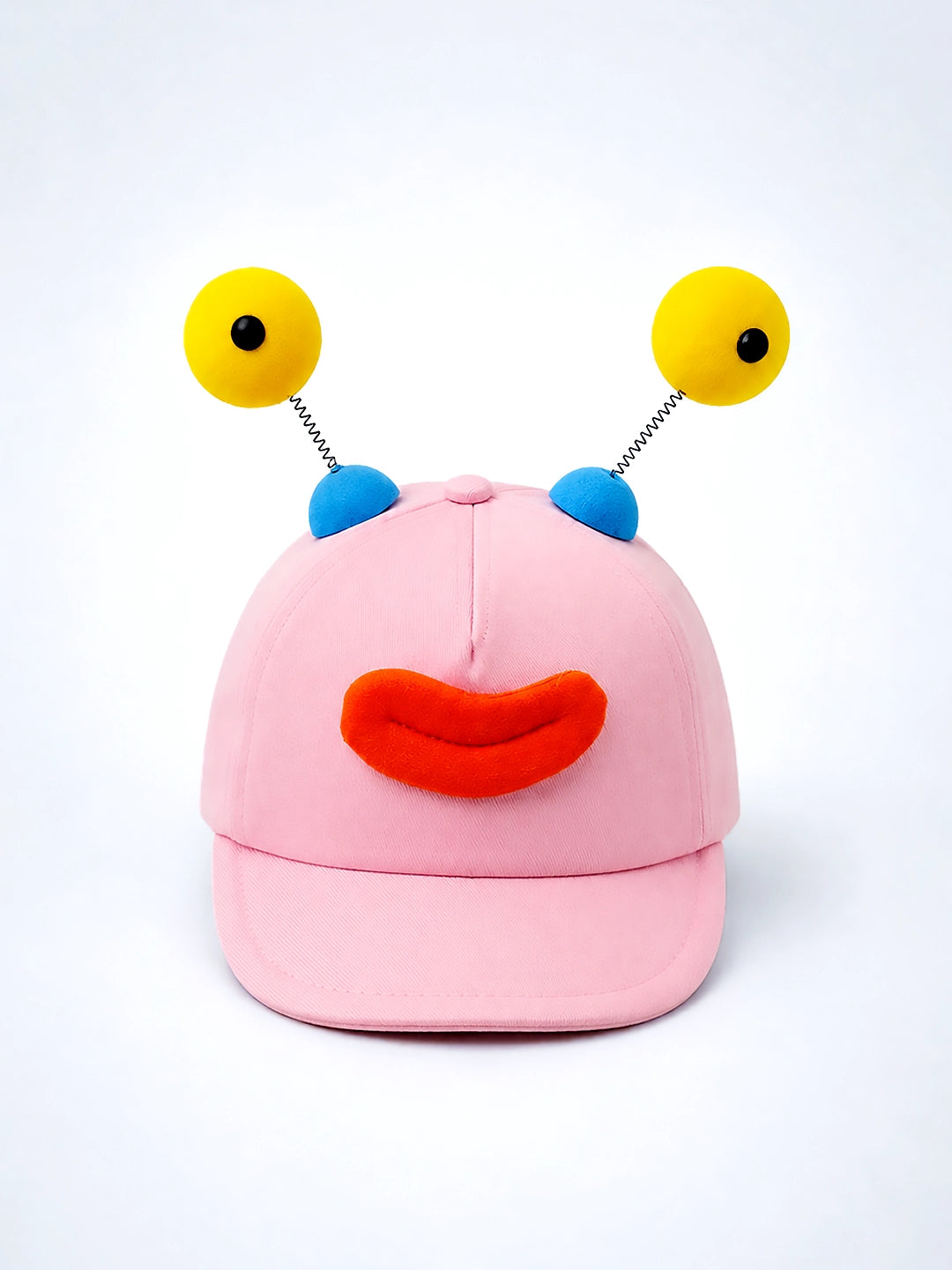 Pink 3D Funny Eyeball Antenna Kids Cap | Adjustable Fit | Toddlers & Kids 2–6 Years