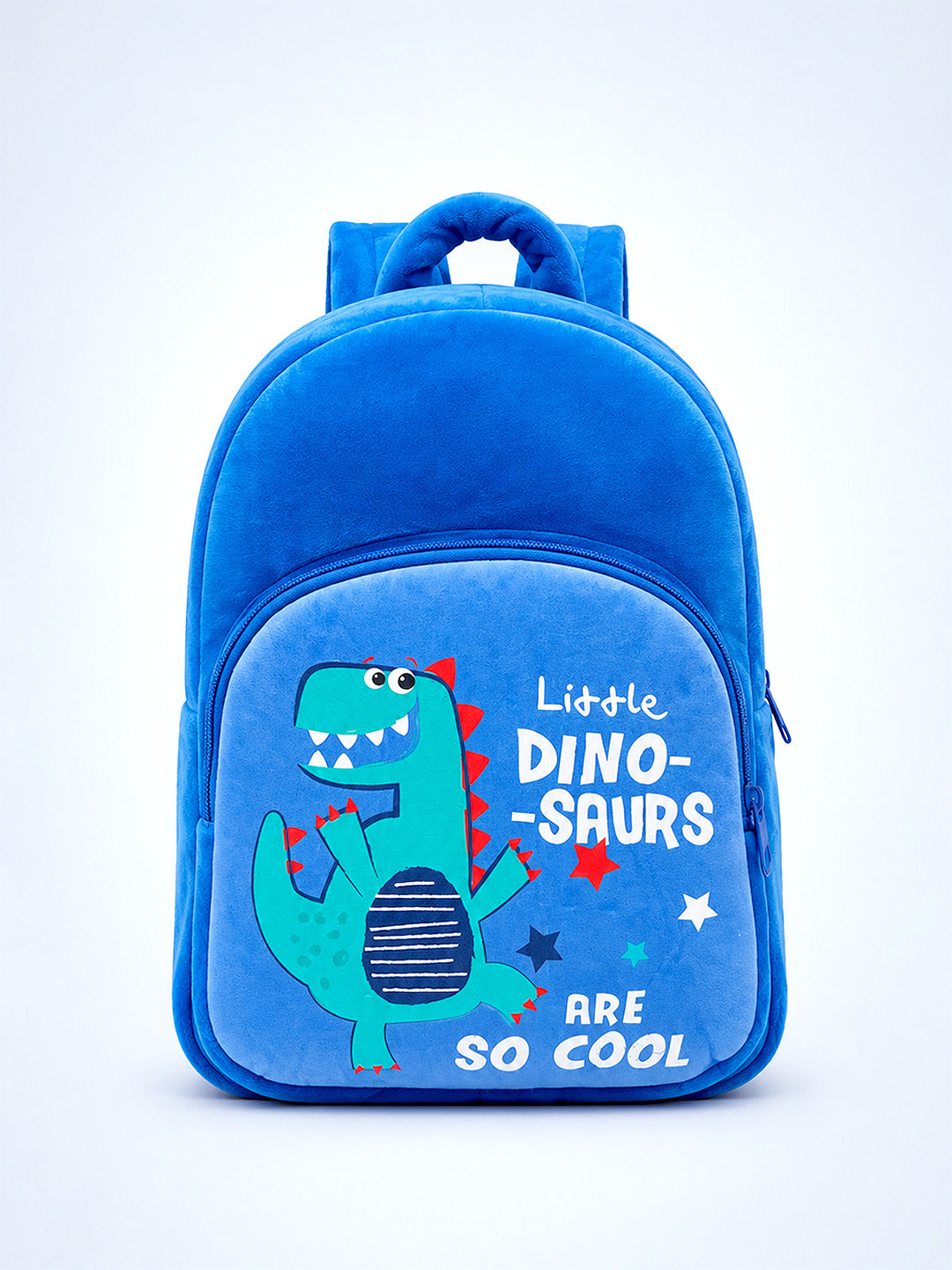 Blue Dinosaur Plush Kids Backpack – "Little Dino-Saurs Are So Cool"