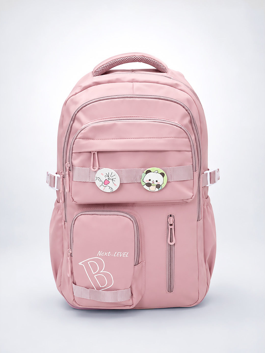 Next-Level Premium Pink School Backpack for Kids & Teens