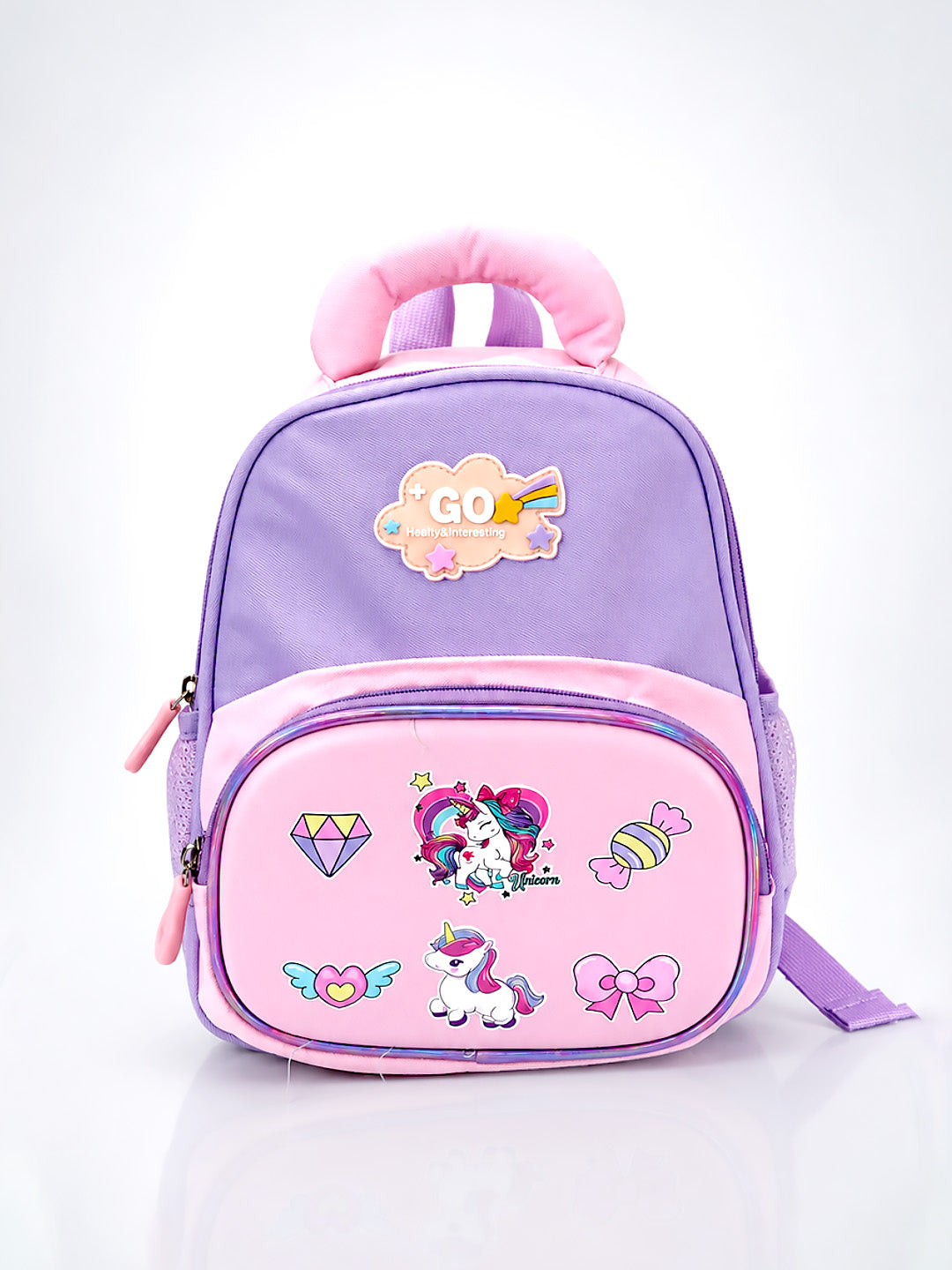 Unicorn Kids Backpack for Girls – Pink & Purple School Bag for Toddlers & Kids