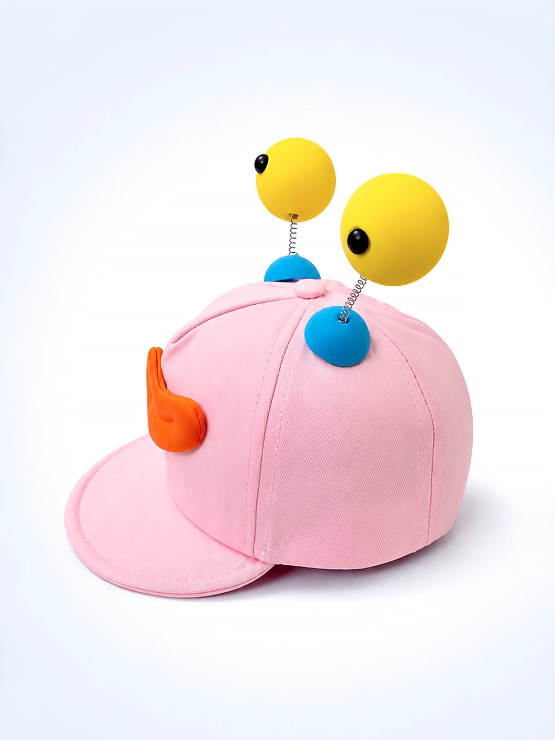 Pink 3D Funny Eyeball Antenna Kids Cap | Adjustable Fit | Toddlers & Kids 2–6 Years