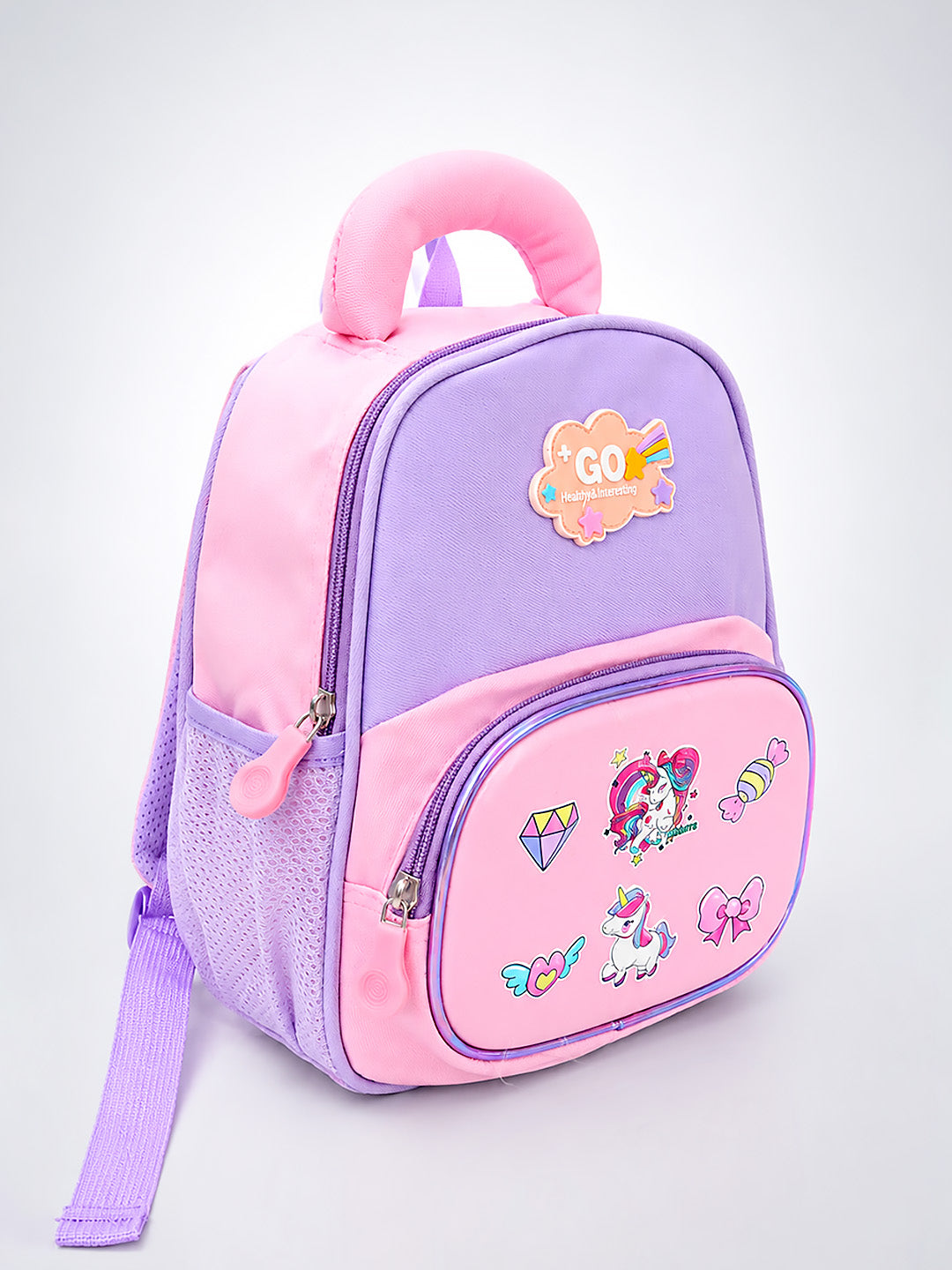 Unicorn Kids Backpack for Girls – Pink & Purple School Bag for Toddlers & Kids