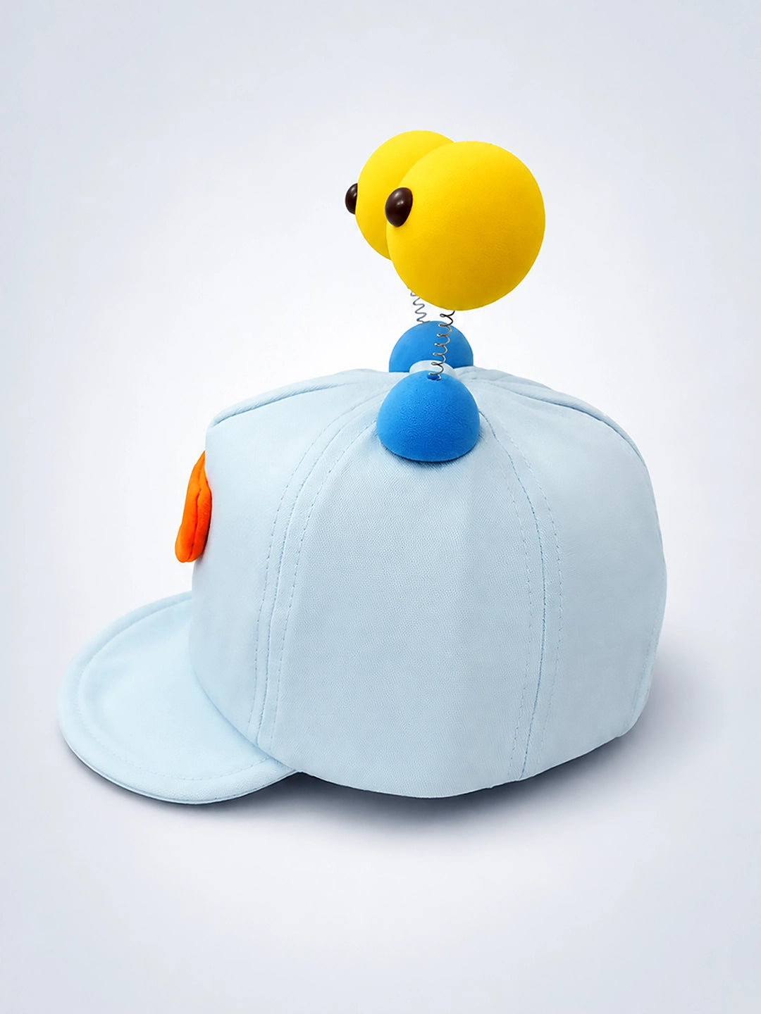 Blue 3D Funny Eyeball Antenna Baby Cap | Adjustable Strap | 2–6 Years