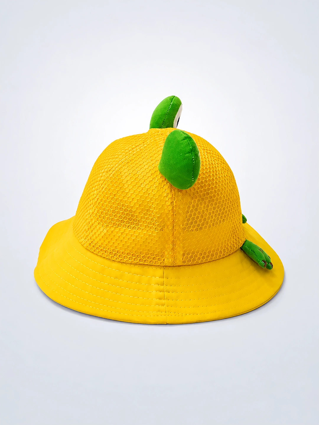 Yellow 3D Frog Kids Bucket Hat | Breathable Mesh | Toddlers & Kids 2–6 Years