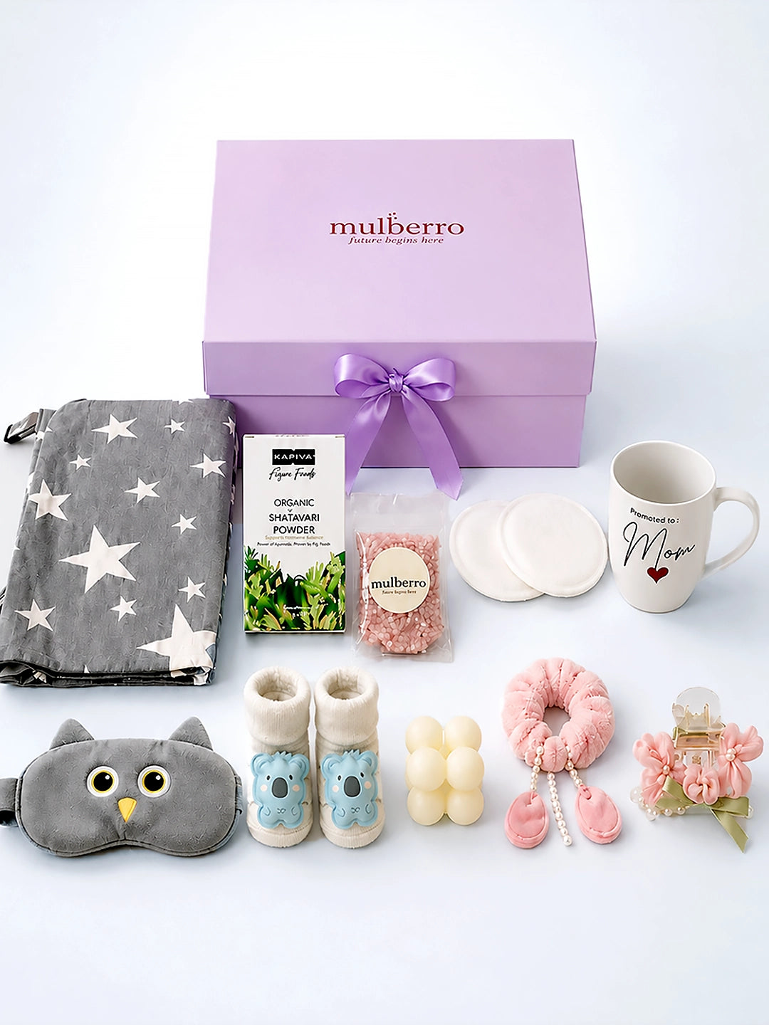 New Mom | Postpartum Care | 13-Piece Lavender Box Gift Hamper