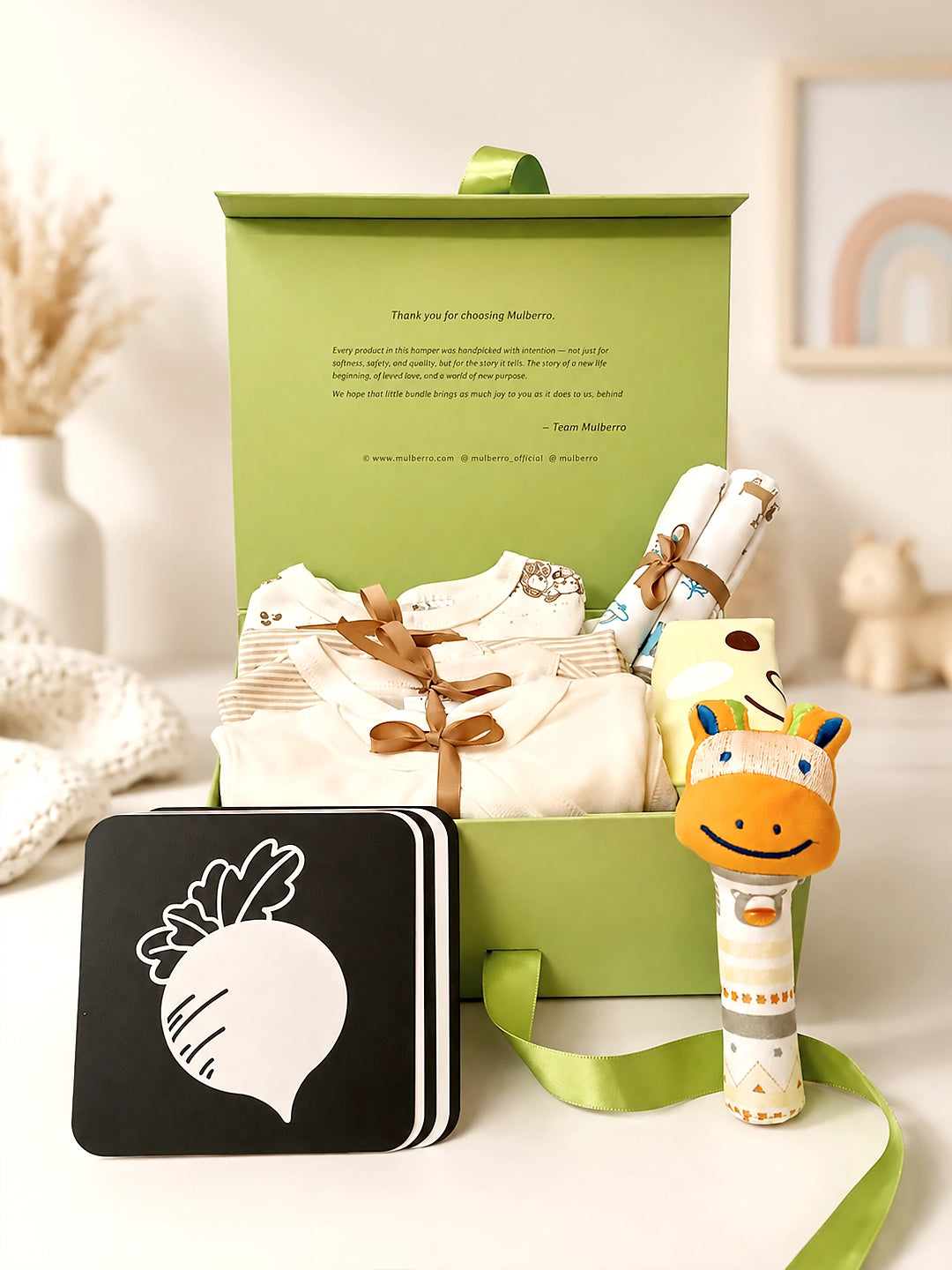 Little Bear Friends 18-Piece Newborn Baby Gift Hamper | Pure Cotton | Unisex | 0–6 Months