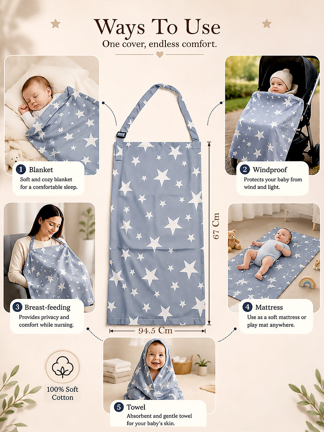 New Mom | Postpartum Care | 13-Piece Lavender Box Gift Hamper