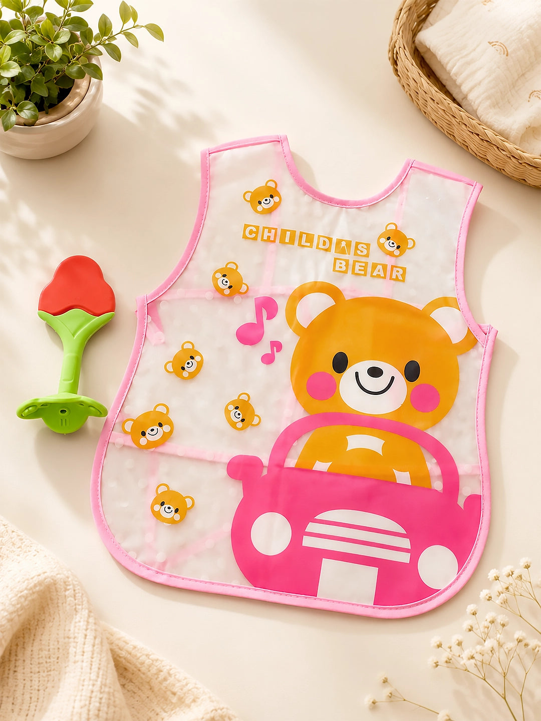 11-Piece Little Foodie Baby Weaning Gift Hamper | Silicone Feeding Set | Cane Basket | 0-24 Months