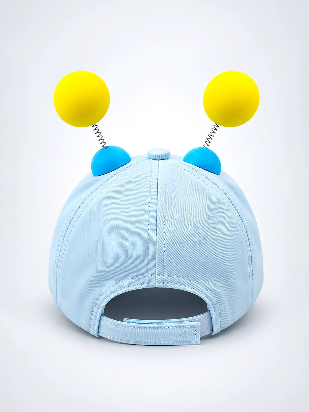 Blue 3D Funny Eyeball Antenna Baby Cap | Adjustable Strap | 2–6 Years