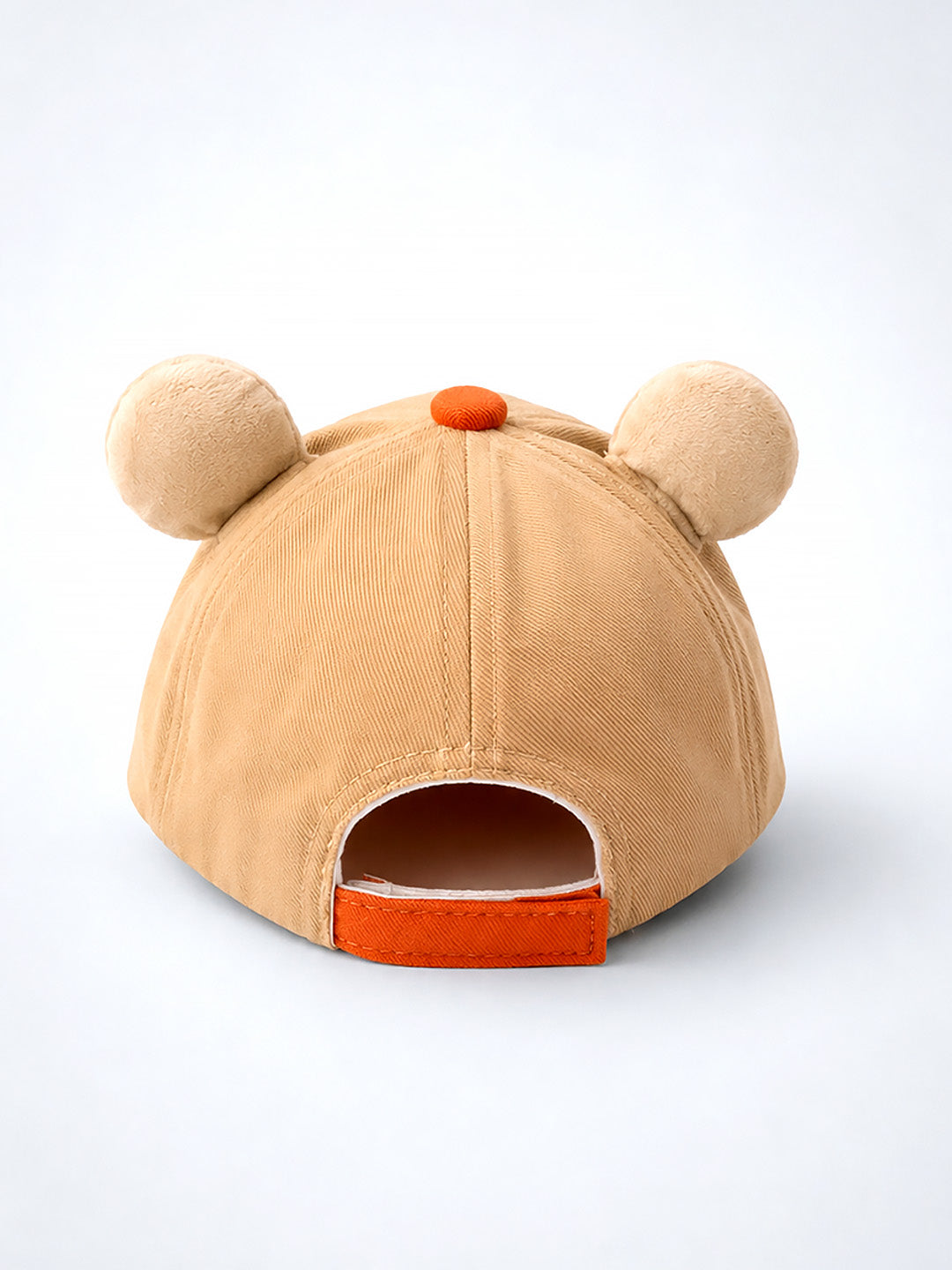 3D Bear Ears Baby Cap | Adjustable Strap | Toddlers 2–6 Years