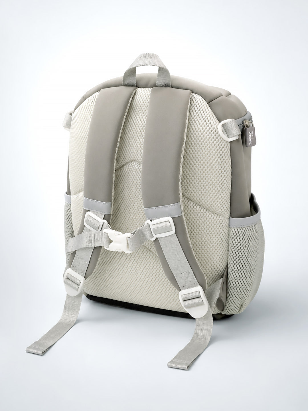 3D Cat Toddler & Kids Backpack with Safety Leash – Gray