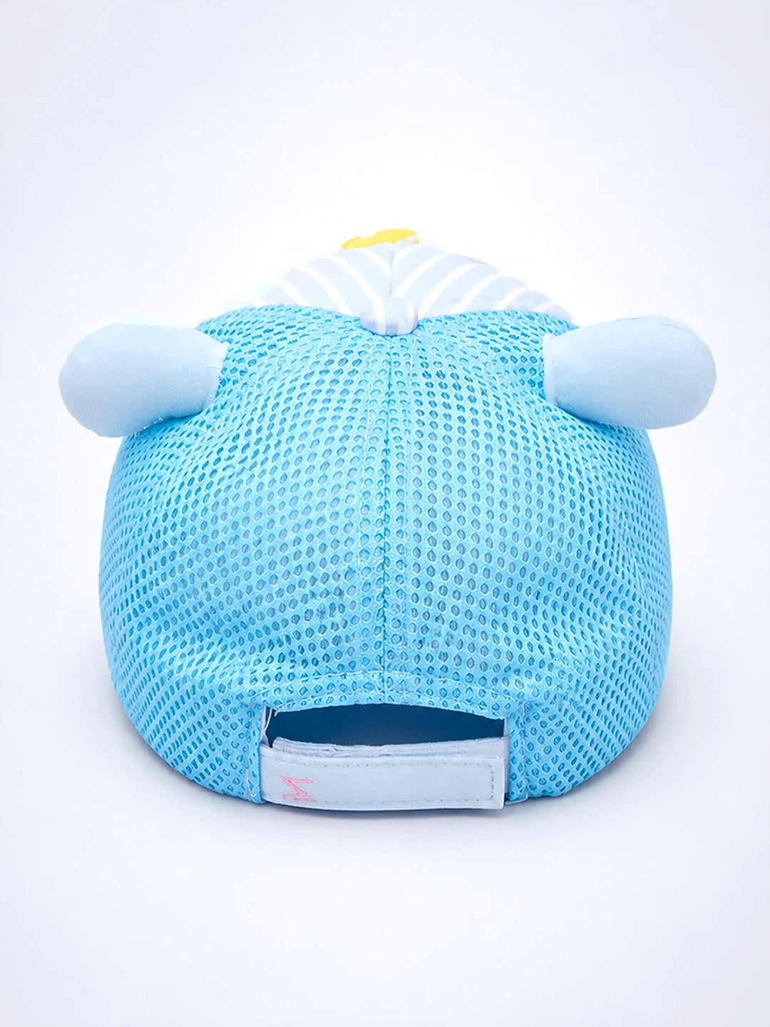 Blue 3D Bunny Kids Cap with Bear Ears | Breathable Mesh | Adjustable Fit | 2–6 Years