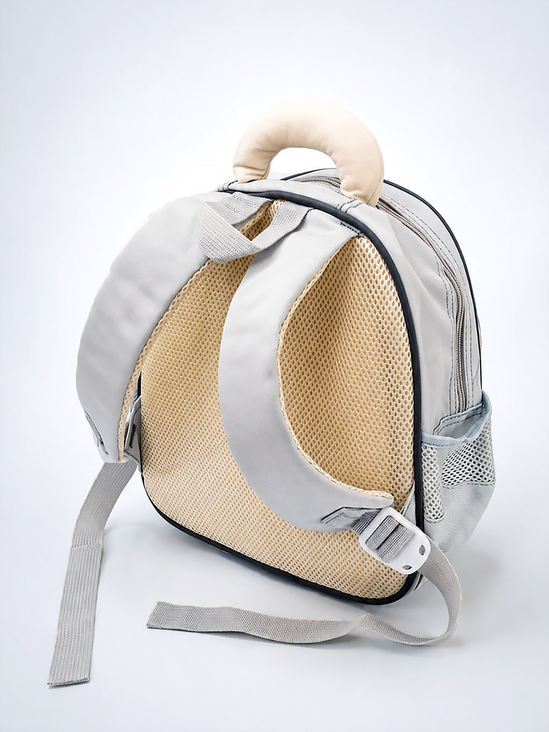 The Lovely Bear Kids Backpack – Blue & Cream Bear-Ear Toddler School Bag