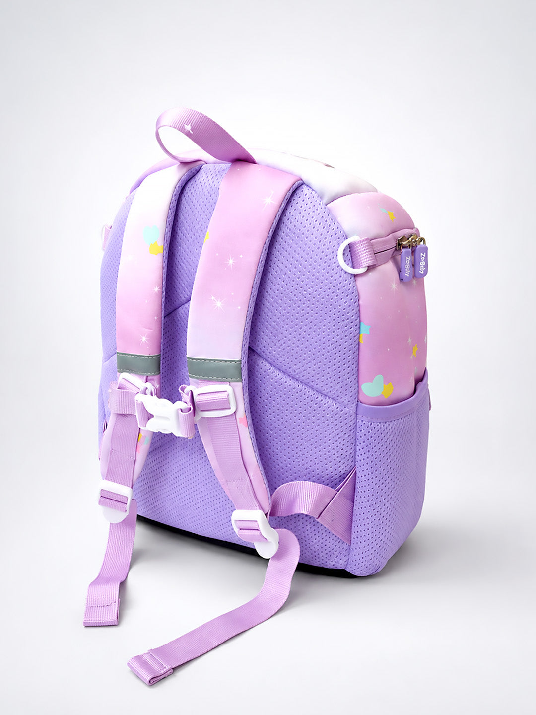 3D Mermaid Princess Kids School Backpack – Purple & Pink