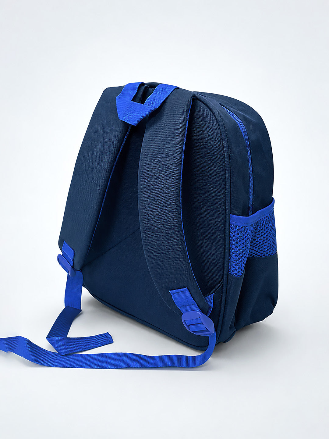 Navy Blue 3D Excavator Kids Backpack for Toddlers & Boys