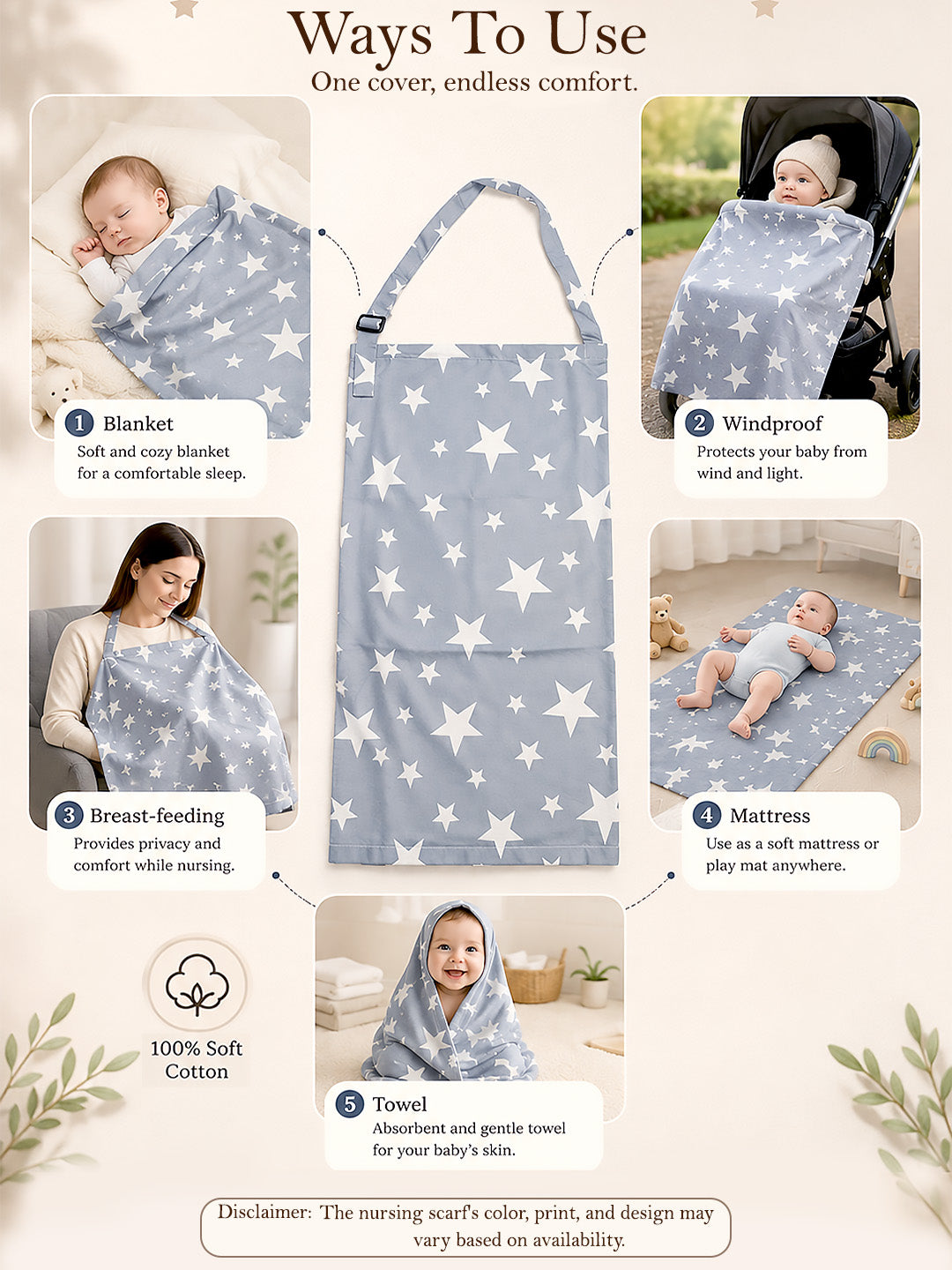 New Mom Pampering Hamper | Postpartum Care & Baby Essentials | 13-Piece Mother Hamper