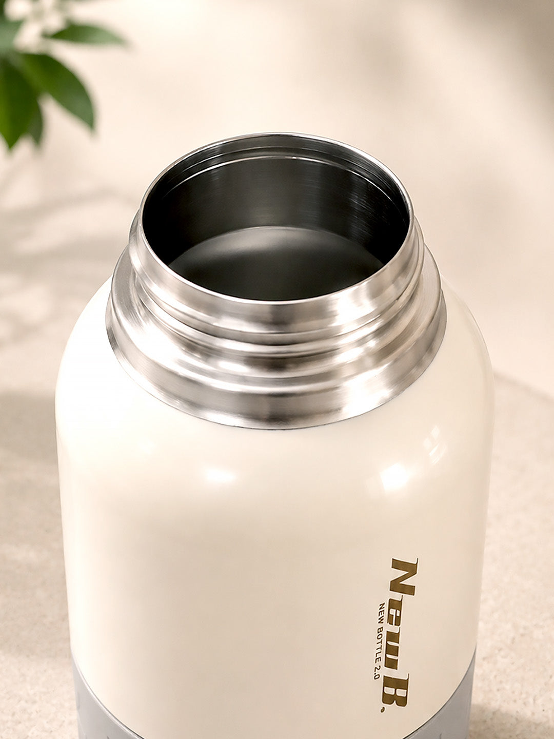 Grey & Yellow Stainless Steel Kids Water Bottle — 480ml | Flip-Lock Straw Lid & Carry Loop