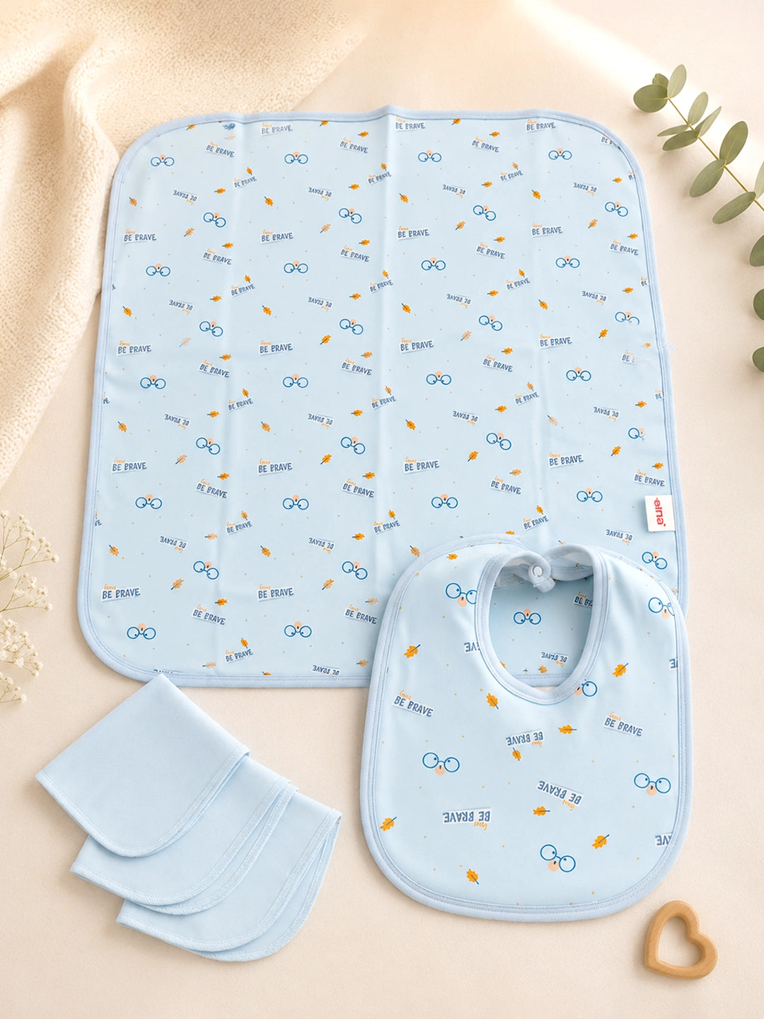 22-Piece Newborn Baby Gift Hamper | Pure Cotton | Yellow Suitcase | 0–3 Months