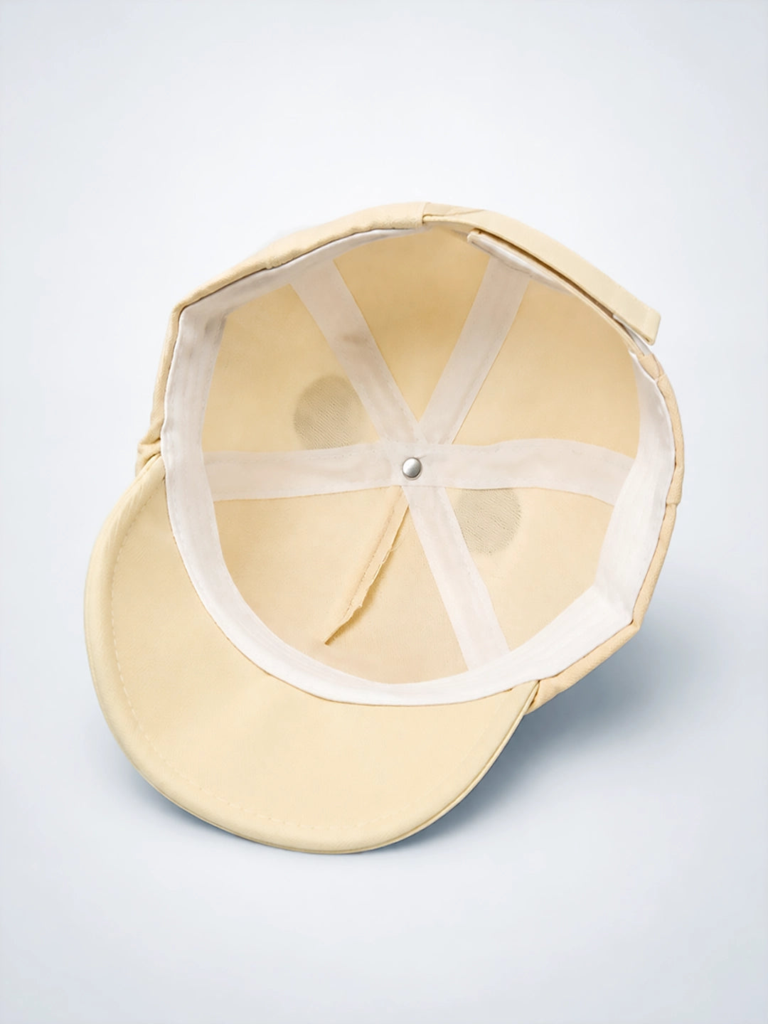 Beige 3D Alien Monster Baby Cap | Wobbly Eyeball Antennas & Adjustable Strap | 2–6 Years