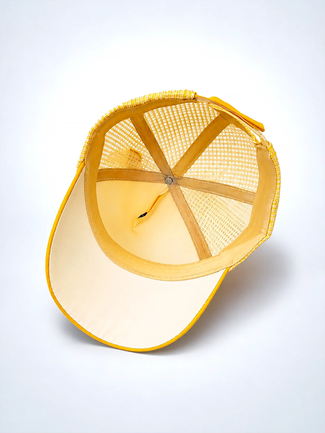 Yellow 3D Bear Kids Cap with Bear Ears | Adjustable Snapback | 2–6 Years