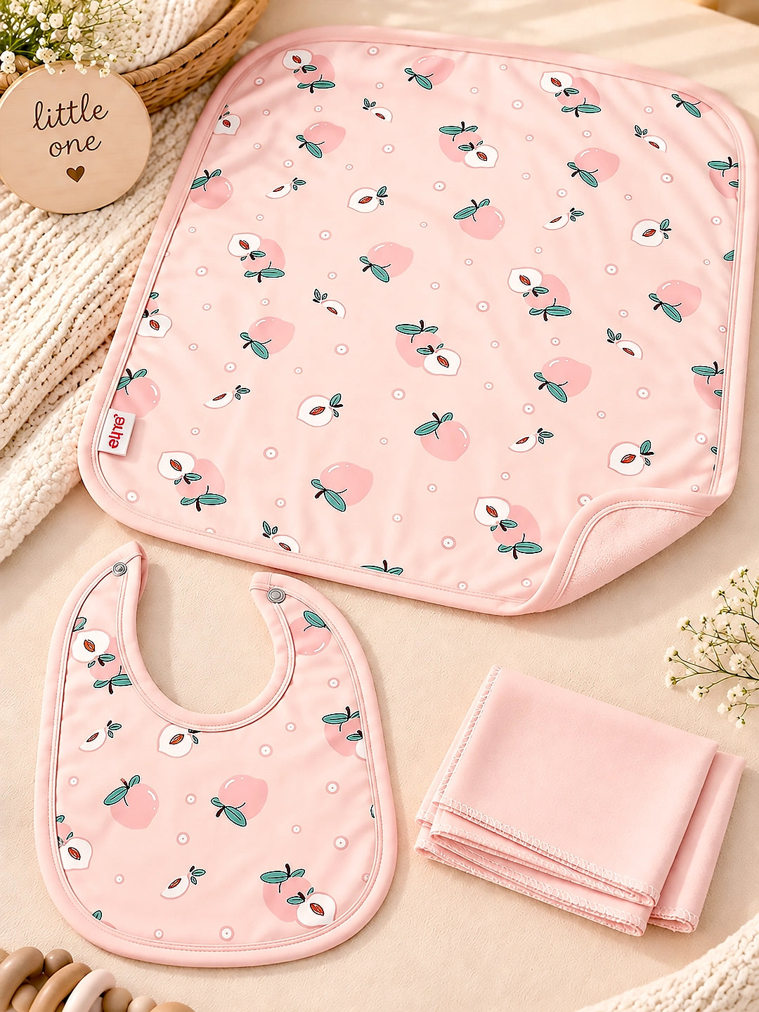 Newborn | Welcome Baby | Baby Shower | 22-Piece Gift Set | Pure Cotton | Good Morning Pink Suitcase | Baby Girl | 0–3 Months