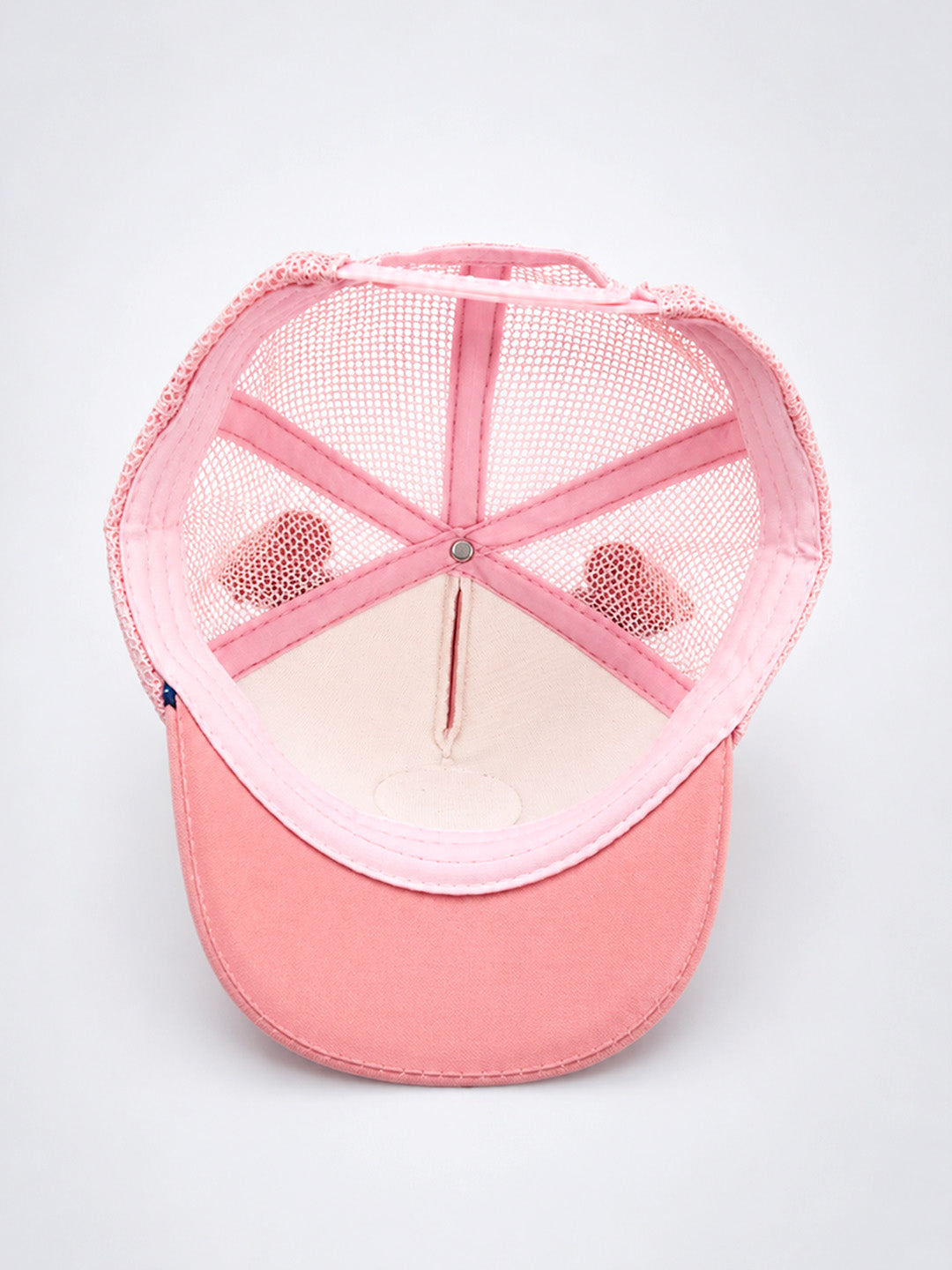Pink 3D Space Bear Kids Cap | Bear Paw Ears | Adjustable Snapback | Girls 2–6 Years