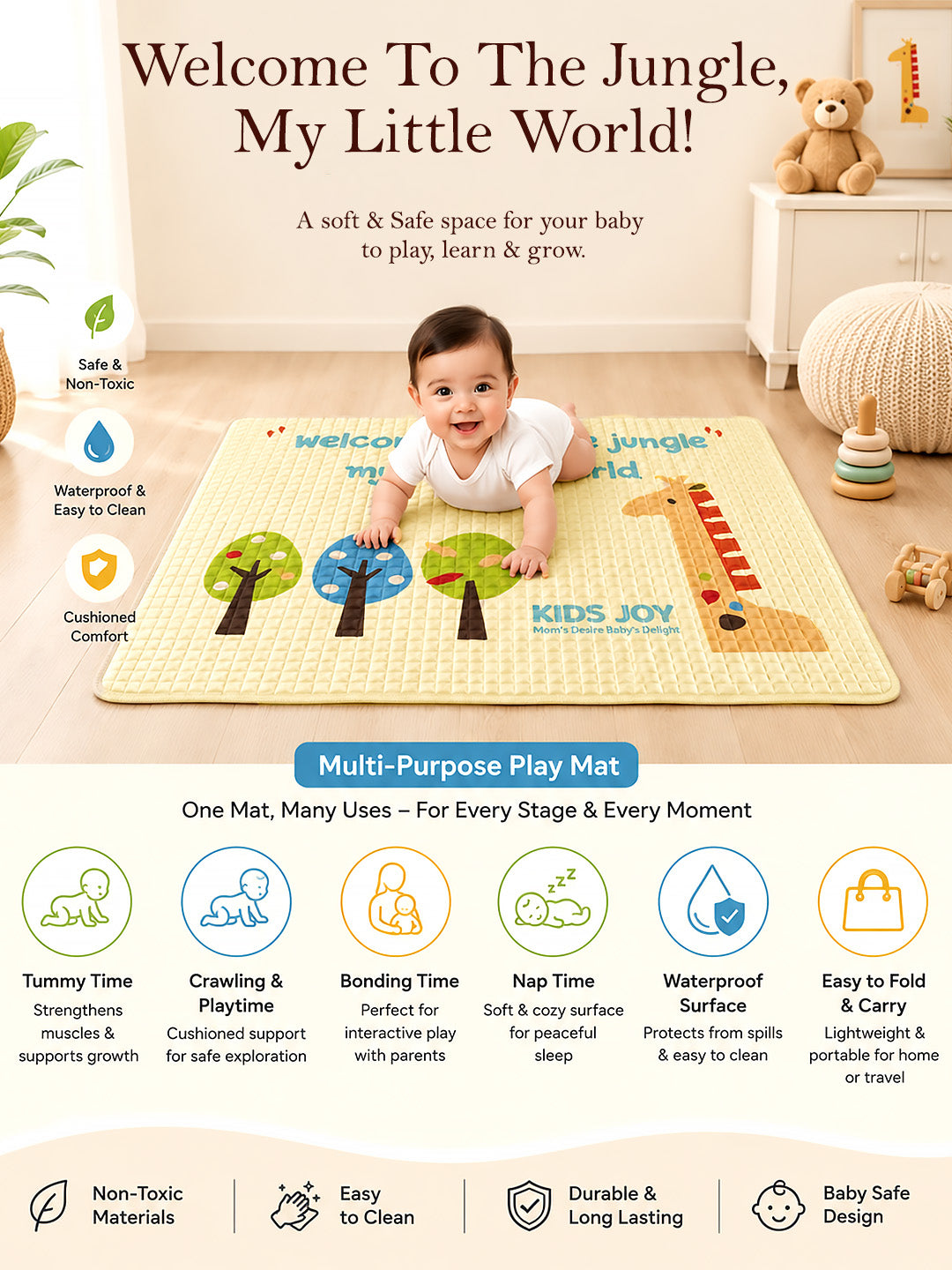 22-Piece Crawling Baby Gift Hamper | 100% Soft Cotton | Keepsake Suitcase | 0–12 Months