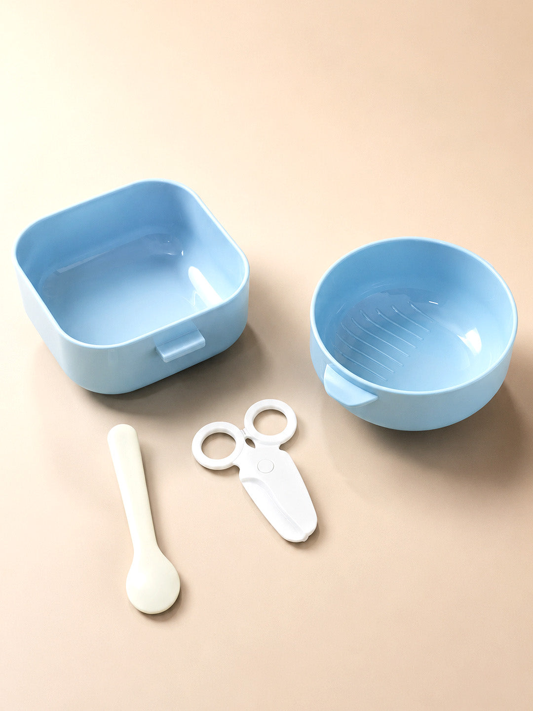 2-Tier Kids Lunch Box | Removable Inner Bowl | Spoon & Scissor Included | BPA-Free