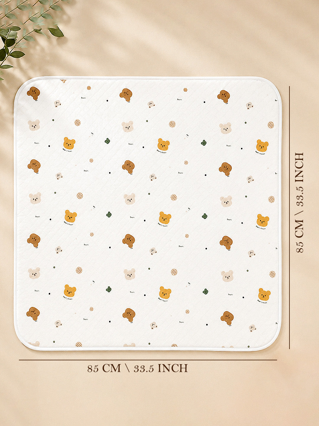 Bear's Dream 6-Layer Muslin Cotton Baby Swaddle Blanket | 4-in-1 | 85×85 cm