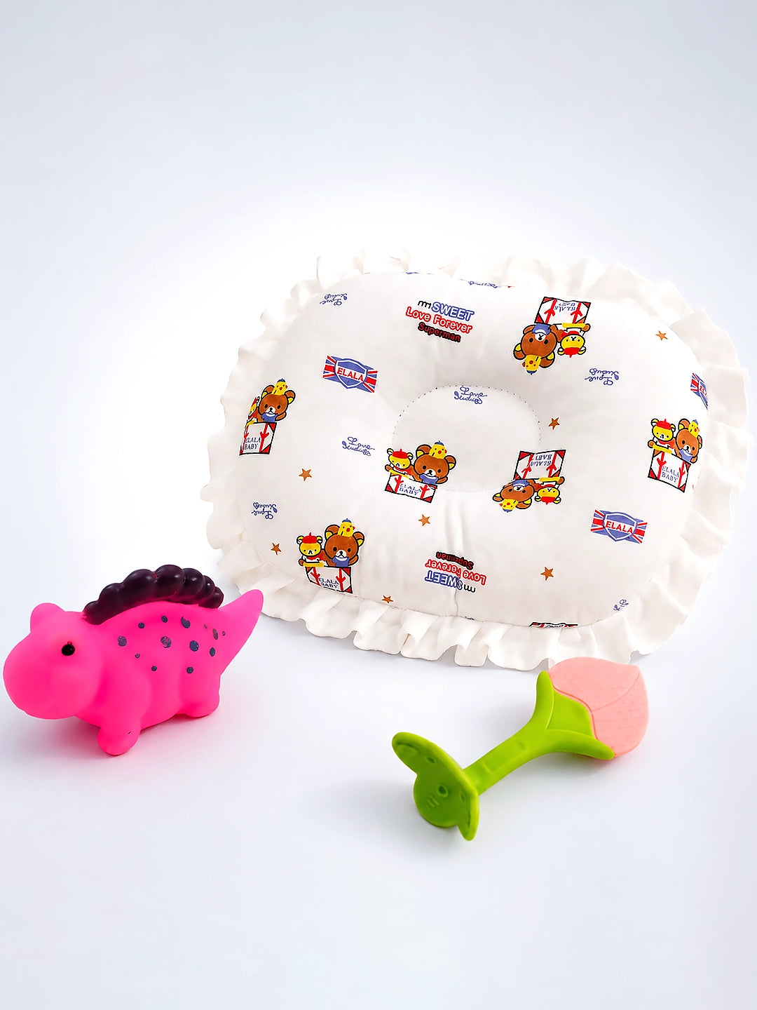 Newborn | Welcome Baby | 23-Piece Pure Cotton | Happy Clouds | Pink Suitcase | Baby Girl | 0–3 Months