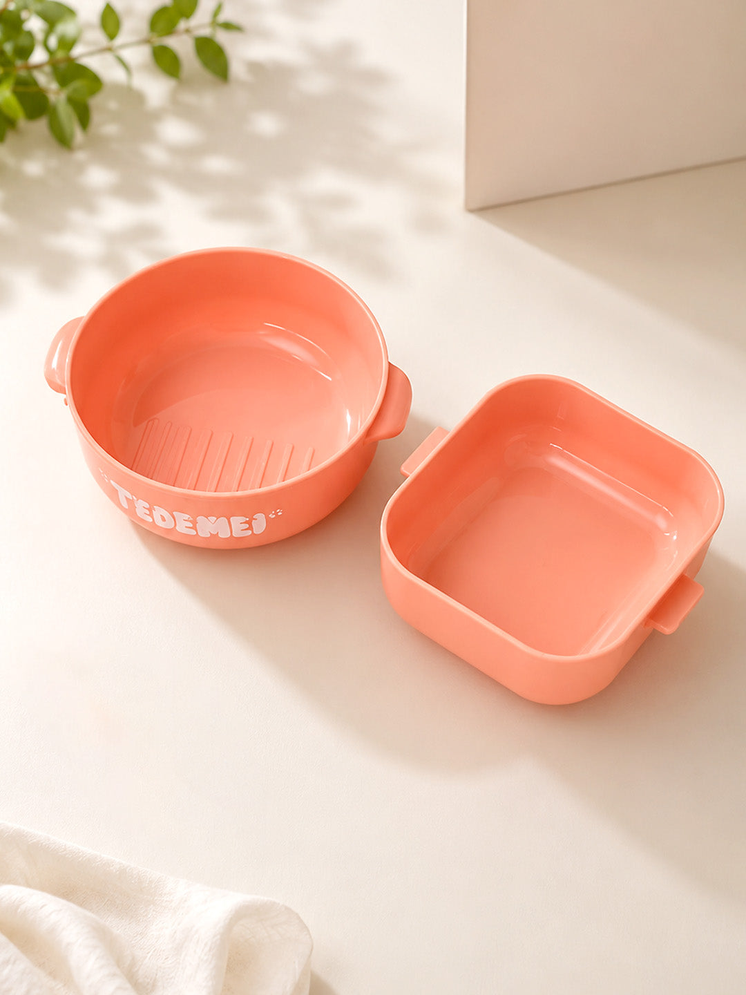 2-Tier Kids Lunch Box | Leak-Proof | BPA-Free | Spoon & Scissor Included