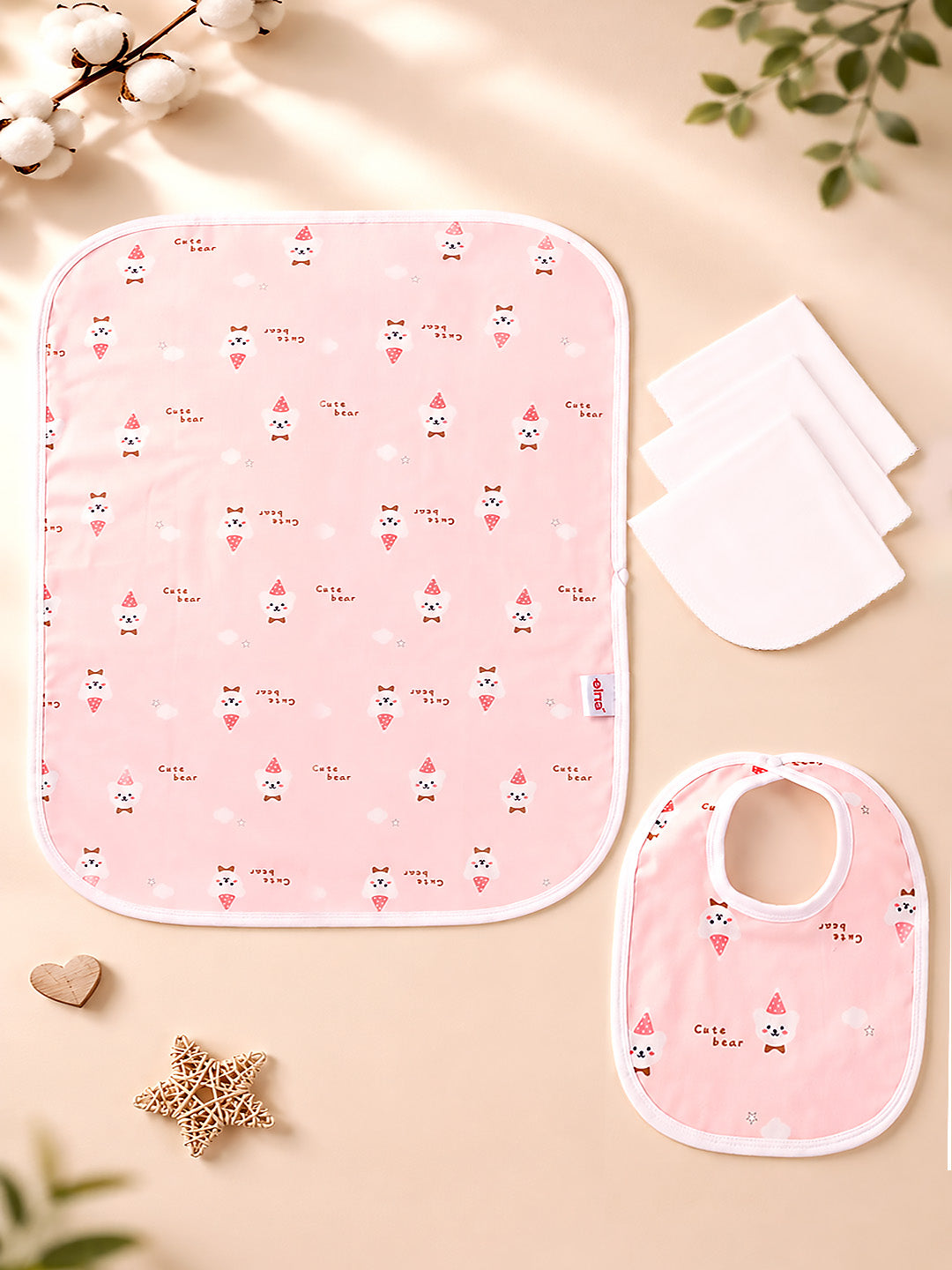 22-Piece Newborn Baby Gift Hamper | Pure Cotton | Yellow Suitcase | 0–3 Months