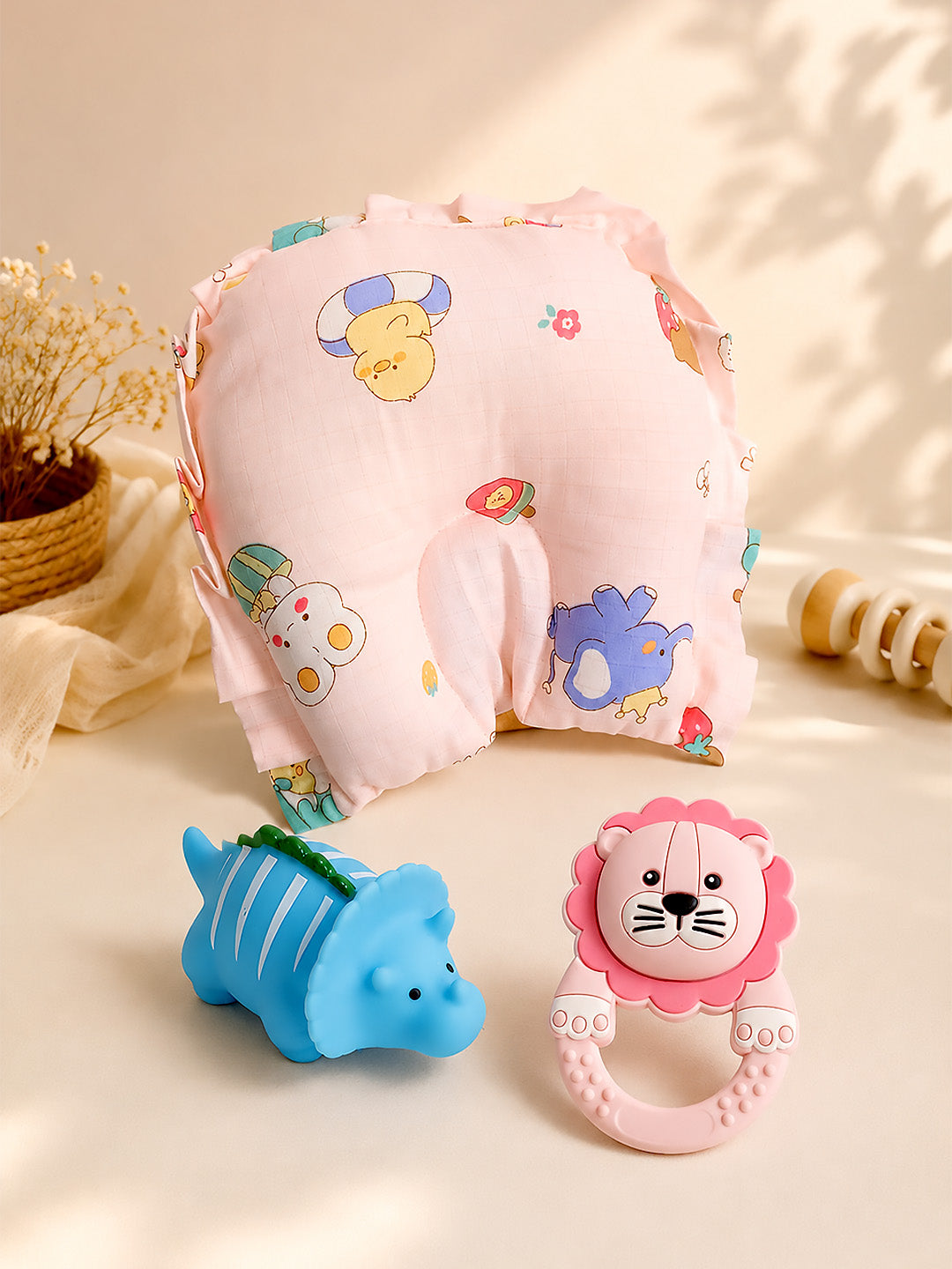22-Piece Newborn Baby Gift Hamper | Pure Cotton | Yellow Suitcase | 0–3 Months