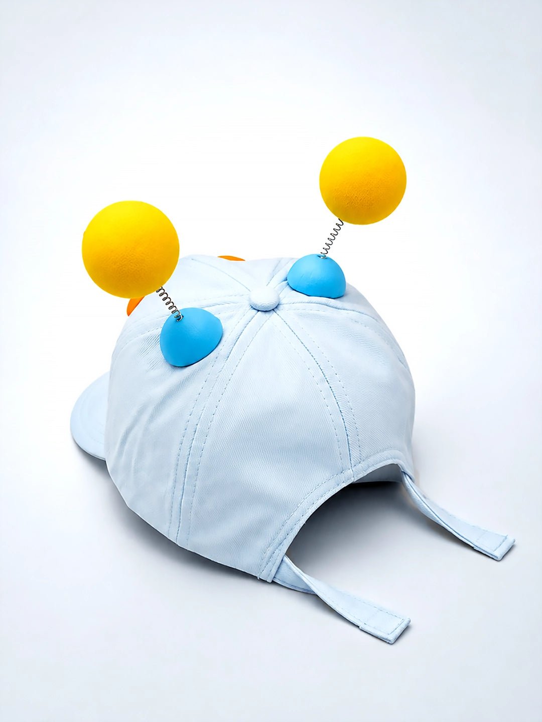 Blue 3D Funny Eyeball Antenna Baby Cap | Adjustable Strap | 2–6 Years