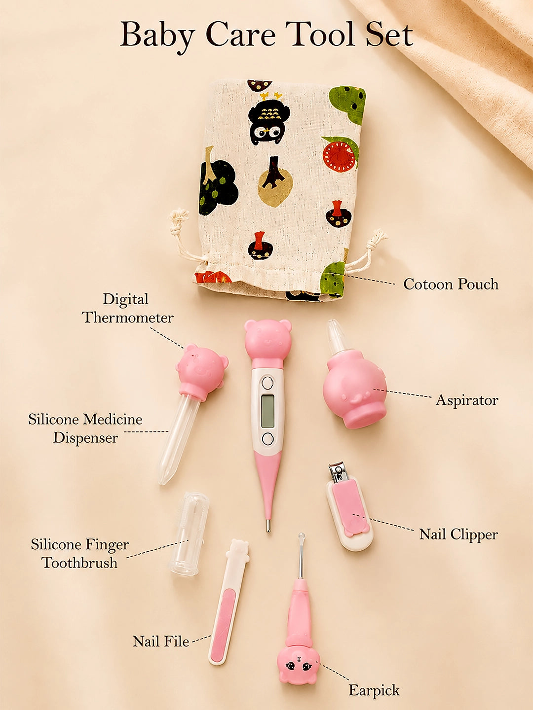 Panda Papay 23-Piece Newborn Baby Gift Hamper | Pure Cotton | Unisex | 0–3 Months