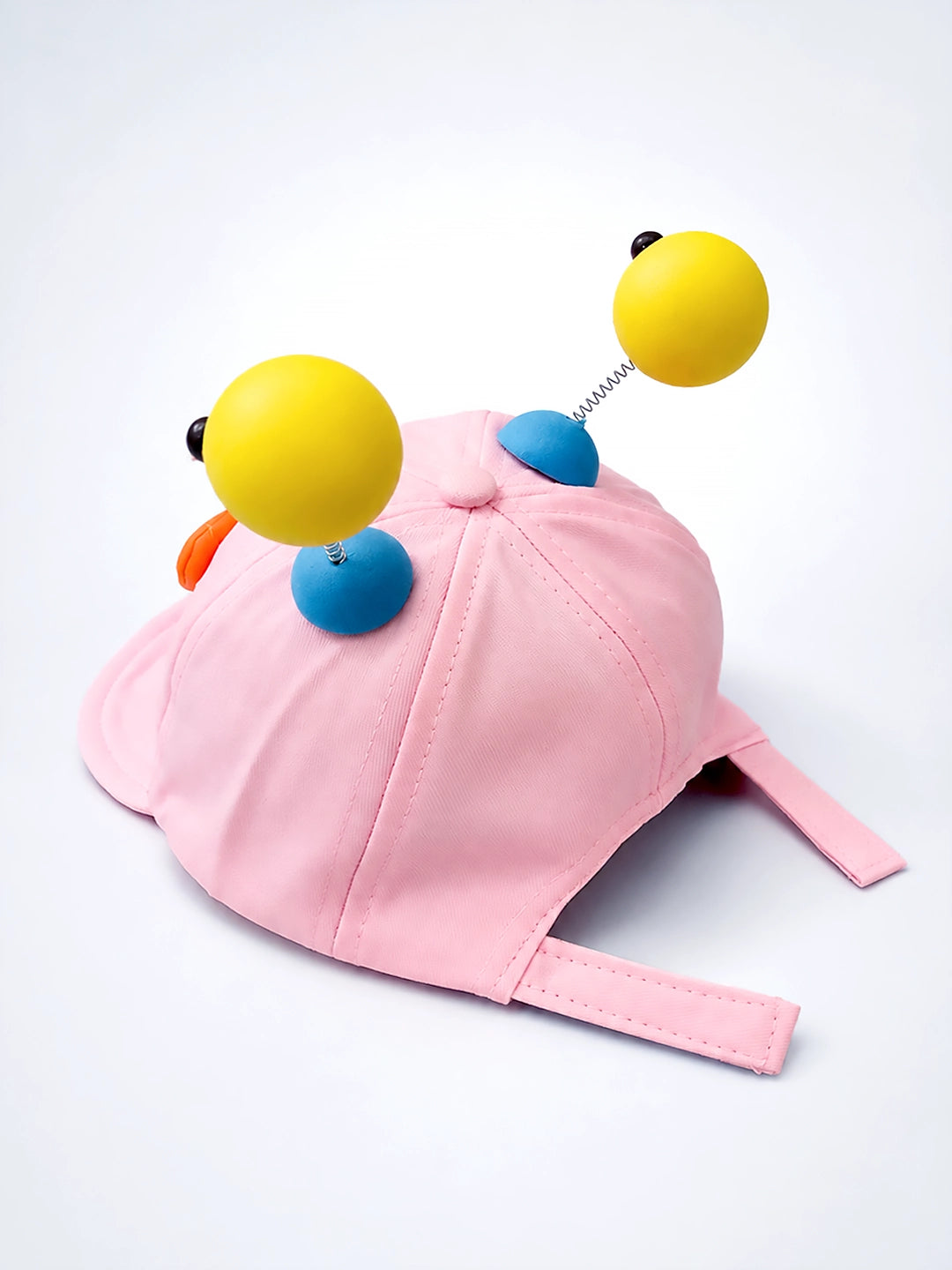 Pink 3D Funny Eyeball Antenna Kids Cap | Adjustable Fit | Toddlers & Kids 2–6 Years