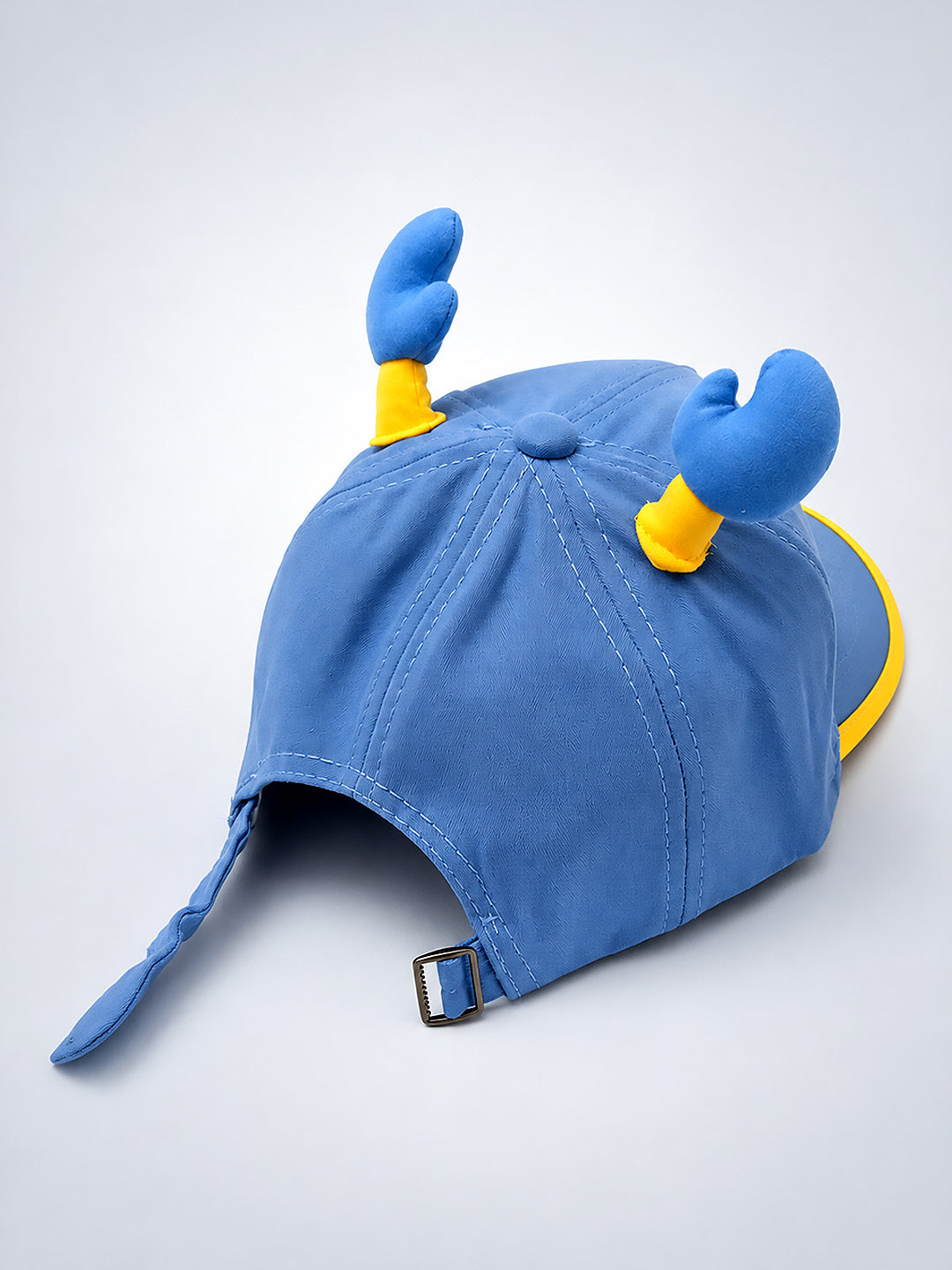 Blue Yellow 3D Crab Kids Baseball Cap | Adjustable Fit | 2–6 Years