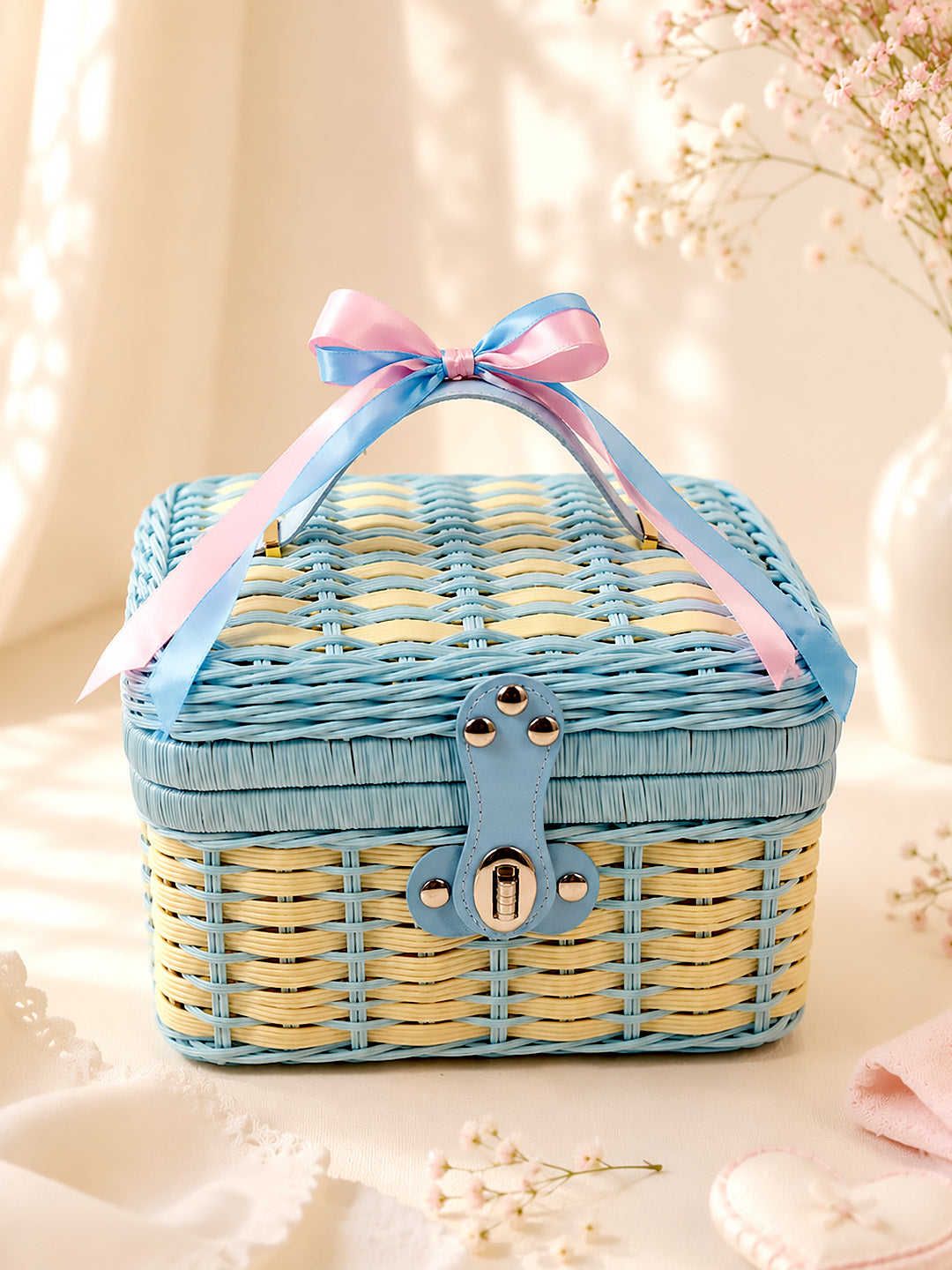 32-Piece Newborn Twin Baby Gift Hamper | Pure Cotton | Unisex | 0–6 Months