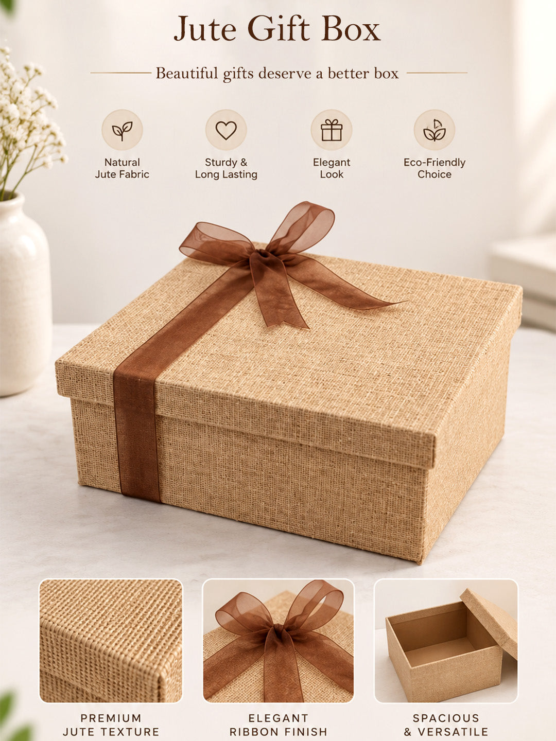 New Mom | Postpartum Care | 15-Piece Jute Box Gift Hamper